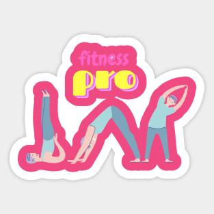 Fitness pro Sticker